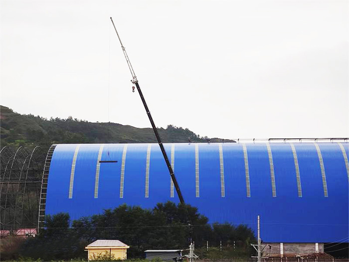 霍林郭勒煤棚网架工程